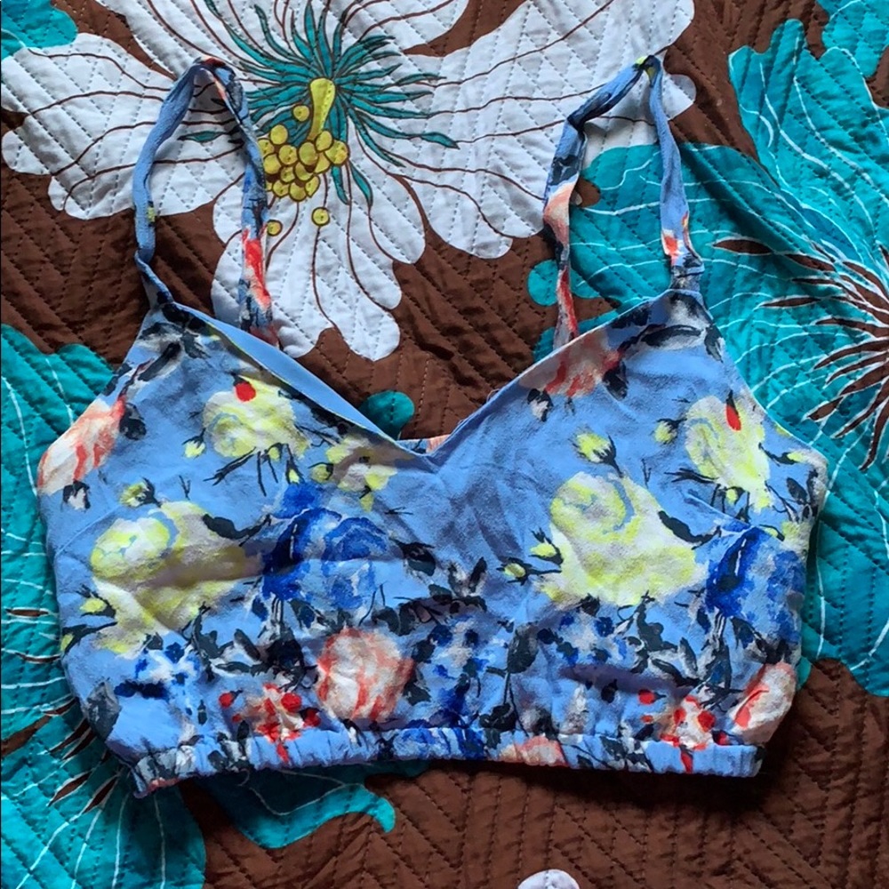 Floral crop top
